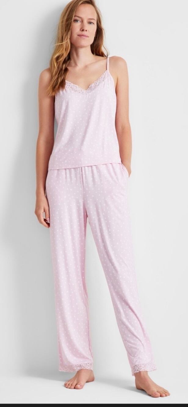 Brand New INC International Concepts Women's 2XL Pink 2 Piece Lounge Set V Day
